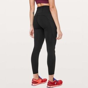 Lululemon Fast & Free 7/8 Tight II *Non-Reflective Nulux 25"